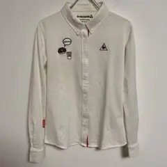 le coq sportif ルコック 刺繍付きシャツ ホワイト L レディース