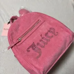 新品JUICY COUTUREジューシーピンクタオル生地リュックのサムネイル