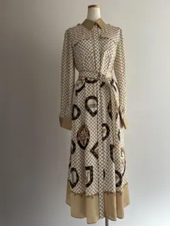 【クリスマス限定価格】GRACE Class プリントミリタリードレスワンピース