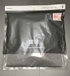 ユニクロ×アレキサンダーワン ヒートテック ダークグレー S 長袖トップス 新品