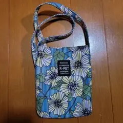 花柄 R-PET　ポシェット