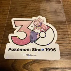 韓国 ポケモン 30周年ロゴ ステッカー　ディアンシー
