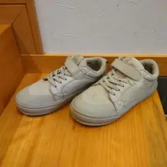 vans ベージュ　キッズ　スニーカー　20センチ