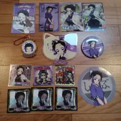 鬼滅の刃　胡蝶しのぶ　アクリルコースター　缶バッジ　キーホルダー　まとめ売り