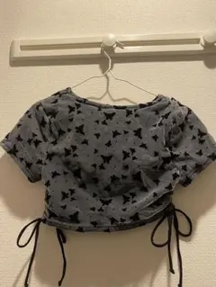 【未使用】SHEIN 水着 蝶プリント ビキニセット セパレート スイムウェアS