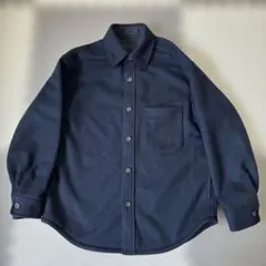 ユニクロ　オーバーシャツジャケット Mサイズ　両サイドポケット付き