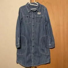 BREEZE デニムシャツワンピース 140