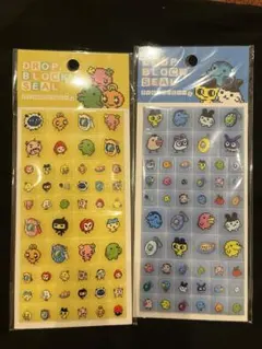タイルシール　ドロップブロックシール　たまごっち