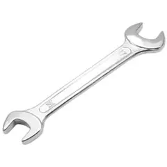 両口スパナ 両口スパナセット14mm x 17mm 長さ165mm シルバー