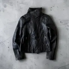 archive Leather jacket 変形 EKAM 風 y2k 黒