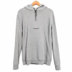 SAINT LAURENT サンローラン ロゴ パーカー グレー Sサイズ