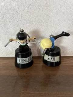 【ワンピース】ゾロ　サンジ　ボイスキーホルダー　鬼斬り　ムートンショット　声付き