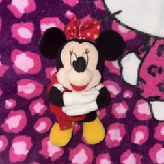 ディズニー ミニーマウス ぬいぐるみマスコット レトロ