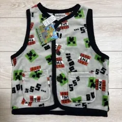 【新品未使用】マインクラフト Minecraft スリーパー ベスト 110