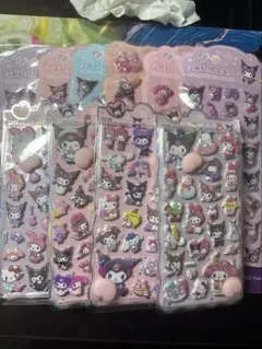 4最安値　大人気　サンリオ3Dおしりシール10シート