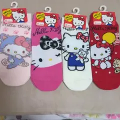 ハローキティ　靴下　4足セット　23-25cm