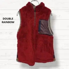 【DOUBLE RAINBOW】フリースベスト 毛混 アウトドア 3101