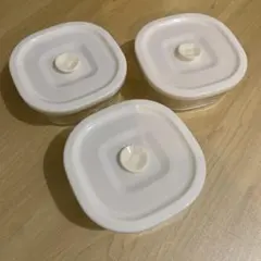 iwaki 保存容器 密閉パック&レンジ 260ml 3個セット