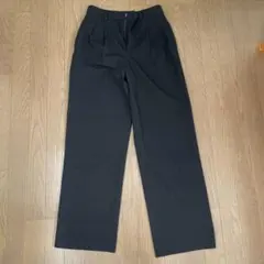 ユニクロタックワイドパンツ丈長め