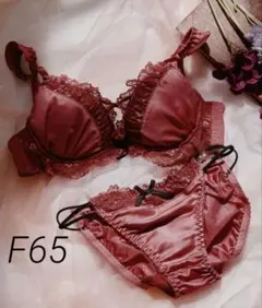 ノーザリー　ダスティパルファムブラジャー＆ショーツセット　ピンク F65のサムネイル