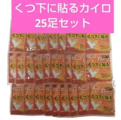 快温くん くつ下に貼るカイロ 白タイプ 25足分セットのサムネイル