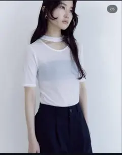 meer. NECK SLIT SHEER ネックスリット シアー カットソー MEER. ネックスリットシアートップNECK SLIT SHEER メーア - メルカリ