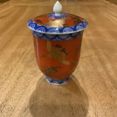 2019 深川製磁 染錦手波鶴紋　組湯呑　蓋付　未使用 2025年最新】深川製磁 染錦手 波鶴紋の人気アイテム - メルカリ