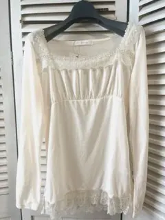 grove レース カットソー 長袖 森ガール フェアリーグランジ