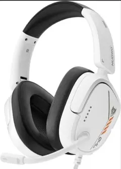 新品❣️有線ヘッドホン マイク付き ミュート機能 ヘッドセット PS5 軽量 黒白