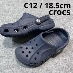 クロックス crocs ネイビー 紺 18.5