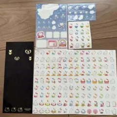 平成レトロ　平成文具　サンリオ　キティー　シール　セット