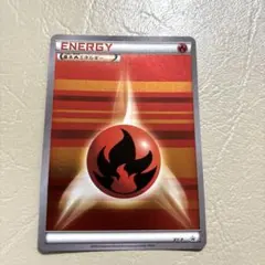 ストライプ炎エネルギー　5枚　基本炎エネルギー 状態A-〕基本炎エネルギー(ストライプ)【P】{XY-P}