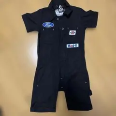 BLOC clothing inc ワッペン オーバーオール ブラック 4サイズ