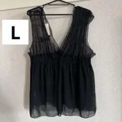 しまむら megumi チュールビスチェ L