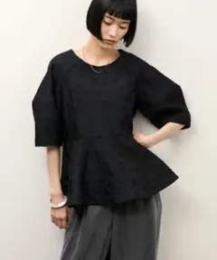 タグ付き新品 ADAM ET ROPE' コクーンスリーブペプラムトップス - メルカリ