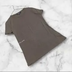 【エスマックスマーラ】（S）Tシャツ トップス ラインストーン グレー系 薄手