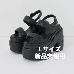 Darich ダーリッチ キルティングソールサンダル ブラック Lサイズのサムネイル