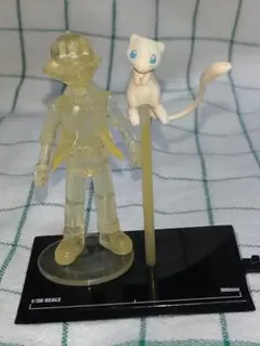 立体ポケモン図鑑　ミュウと波導の勇者ルカリオ　サトシ＆ミュウ1/20SCALEのサムネイル