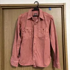 桃太郎ジ－ンズ❗️ウォッシュ加工長袖シャツ サイズ36❗️のサムネイル