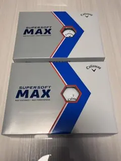 キャロウェイゴルフボール SUPERSOFT MAX 2箱(24個入り) 白