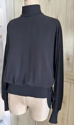 極美品⭐︎ADOREアドーア・ジョーゼットブラウス黒