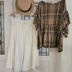 チアー Cheer 札幌 浅草 セーラー襟リネンチュニック チアー Cheer 札幌 浅草 セーラー襟リネンチュニック