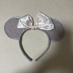 ミニーレースリボンカチューシャ パープル