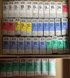 テプラテープ シール