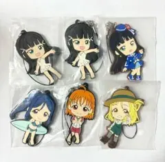 ラブライブ サンシャイン Aqours 一番くじ ラバーストラップ 6個セット