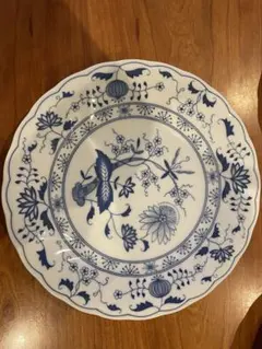 【美品】　フランスアンティーク　オクトゴナル　プレート　ロンシャン窯　ブルー フランスアンティーク オクトゴナル プレート ロンシャン窯 ロイヤル