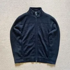 archive black zip knit jacket