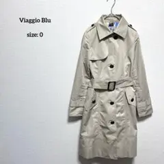 【新品タグ付き未使用品】ビアッジョブルー スプリングコート Viaggio Blu】ビアッジョブルー トレンチコート ブルー系 - メルカリ