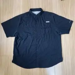 Columbia コロンビア　PFG半袖シャツ　ブラック