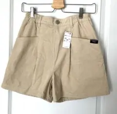 新品　160　コーデュロイ ベージュ ショートパンツ 秋冬用 　トップバリュ